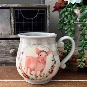 New Pioneer Woman Farmhouse Pig Mug